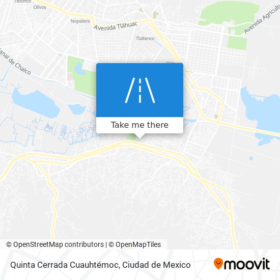 Quinta Cerrada Cuauhtémoc map