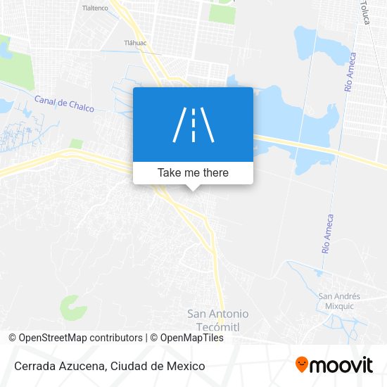 Mapa de Cerrada Azucena