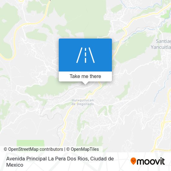 Avenida Principal La Pera Dos Rios map