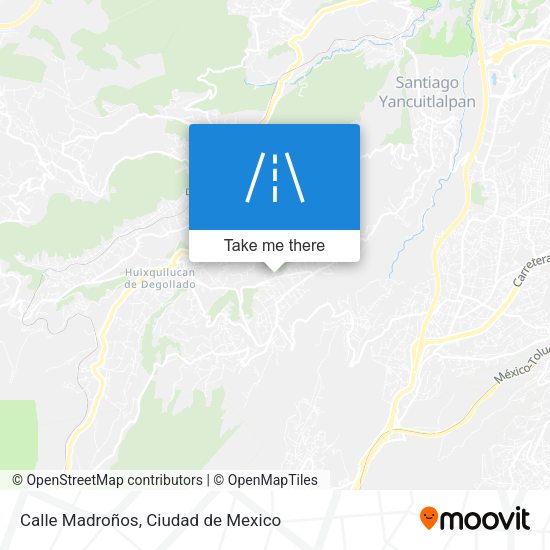 Calle Madroños map