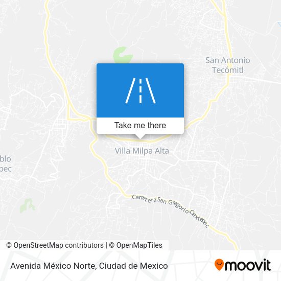 Avenida México Norte map