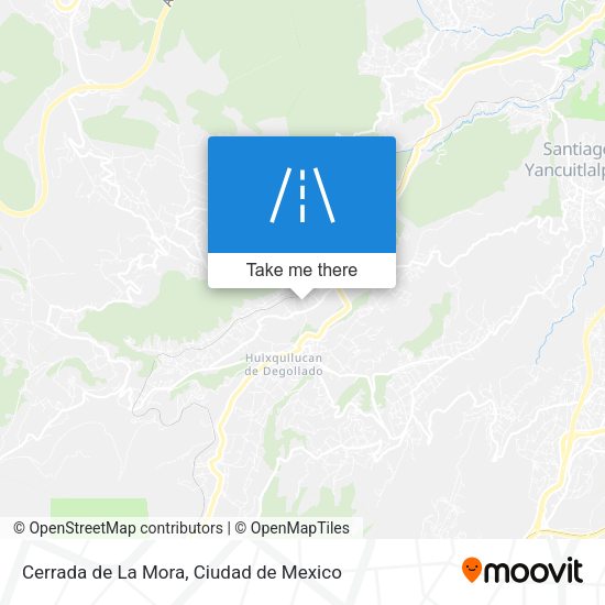 Mapa de Cerrada de La Mora
