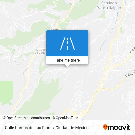 Calle Lomas de Las Flores map