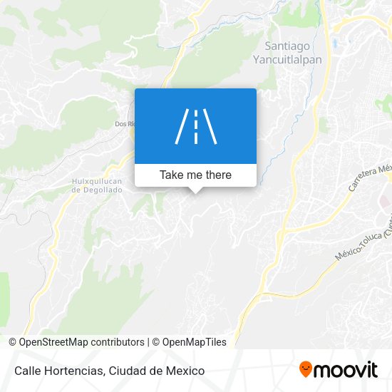 Calle Hortencias map