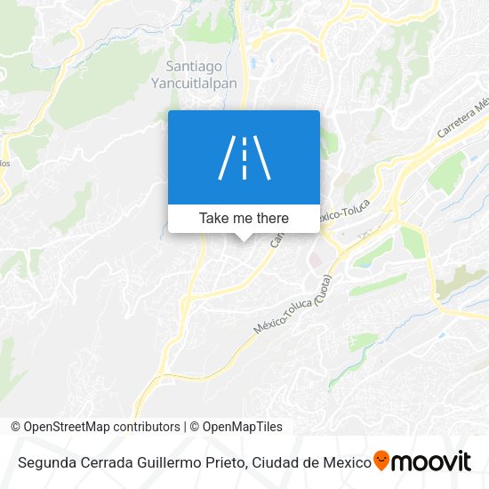 Mapa de Segunda Cerrada Guillermo Prieto