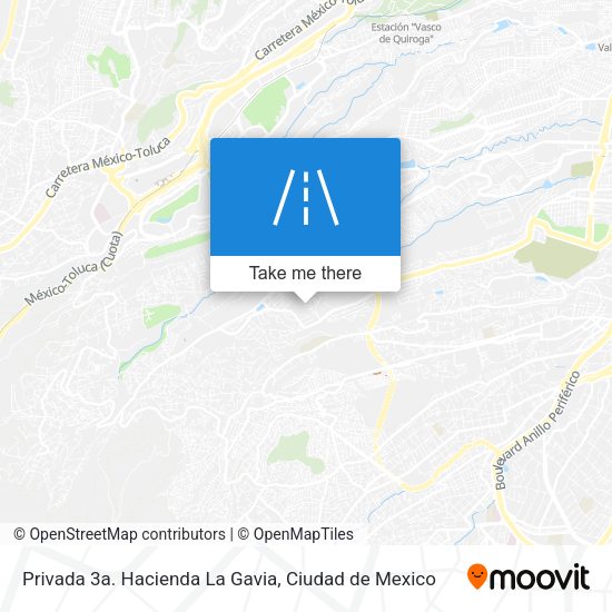 Privada 3a. Hacienda La Gavia map