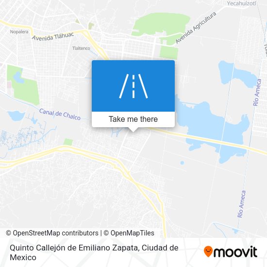 Quinto Callejón de Emiliano Zapata map