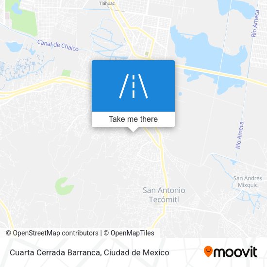 Cuarta Cerrada Barranca map