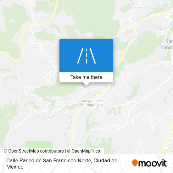 Calle Paseo de San Francisco Norte map