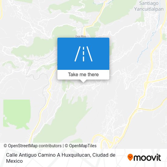 Mapa de Calle Antiguo Camino A Huxquilucan
