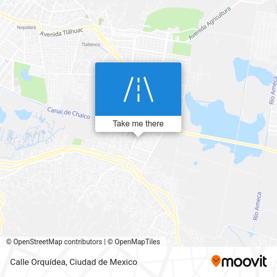 Mapa de Calle Orquídea
