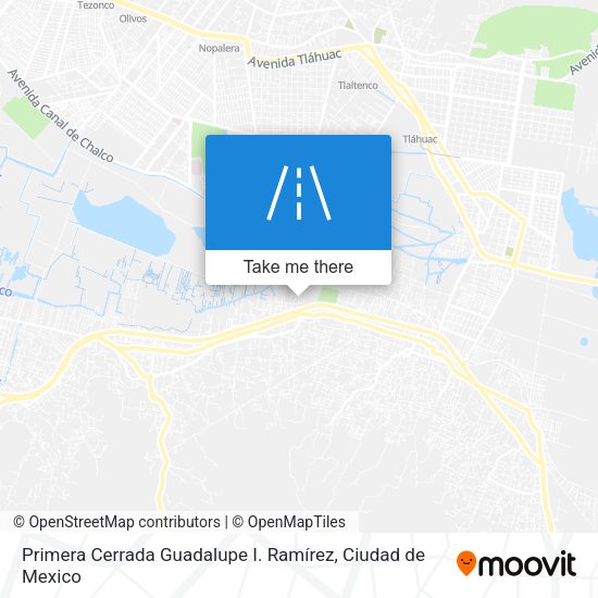 Primera Cerrada Guadalupe I. Ramírez map