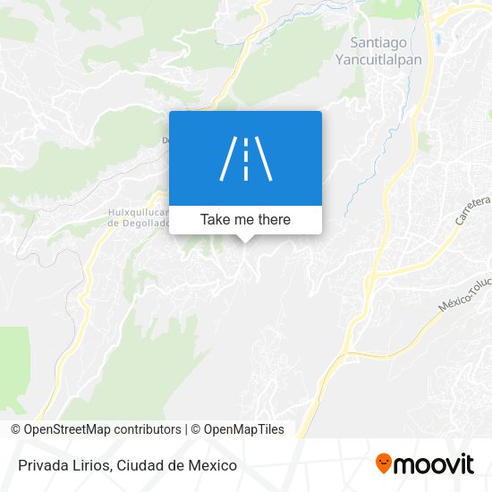 Mapa de Privada Lirios