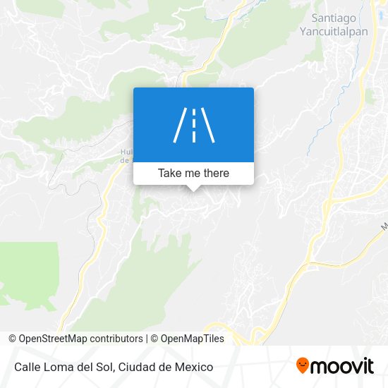 Mapa de Calle Loma del Sol