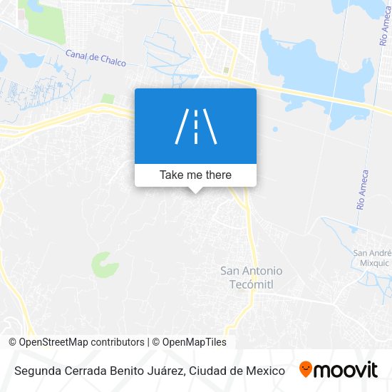 Mapa de Segunda Cerrada Benito Juárez