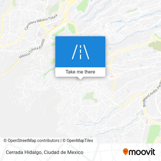 Cerrada Hidalgo map