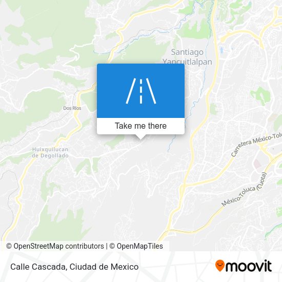 Calle Cascada map