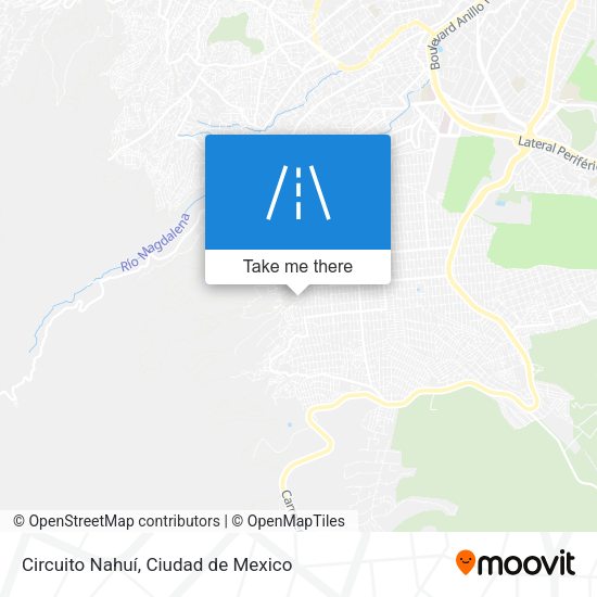 Circuito Nahuí map