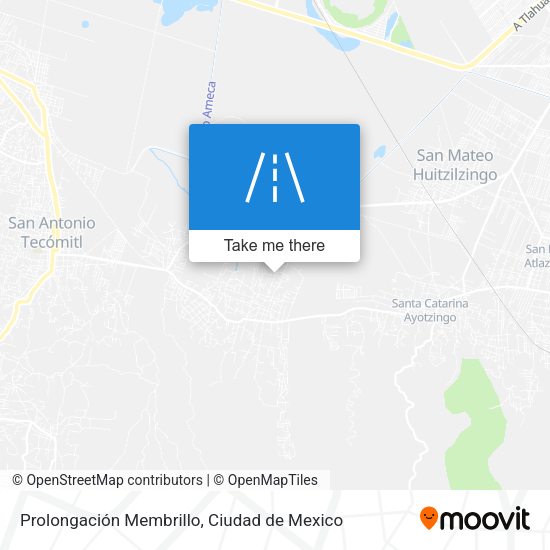 Prolongación Membrillo map