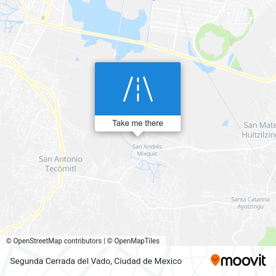 Segunda Cerrada del Vado map