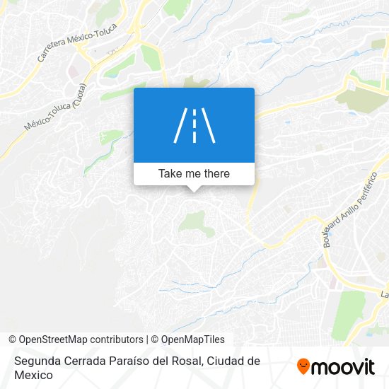 Mapa de Segunda Cerrada Paraíso del Rosal