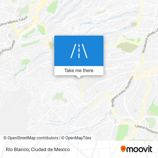 Río Blanco map