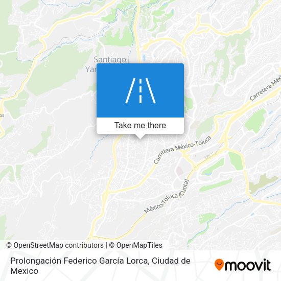 Mapa de Prolongación Federico García Lorca
