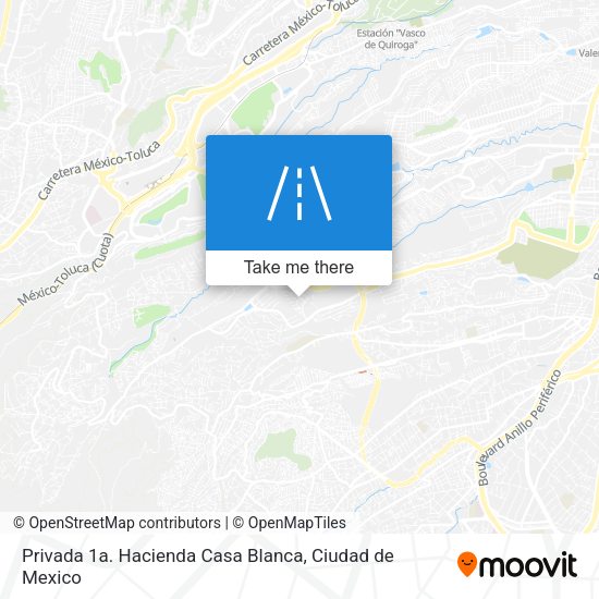 Mapa de Privada 1a. Hacienda Casa Blanca