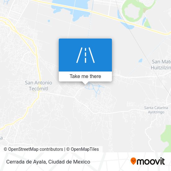 Cerrada de Ayala map