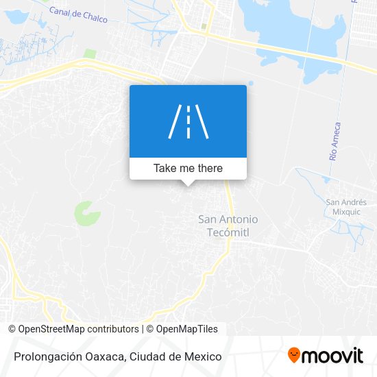 Mapa de Prolongación Oaxaca
