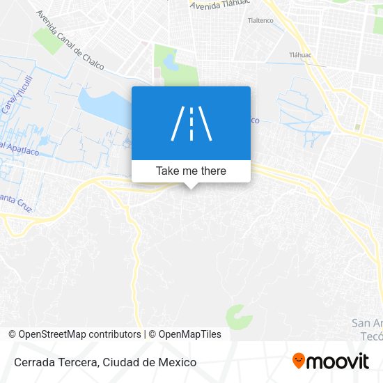 Mapa de Cerrada Tercera