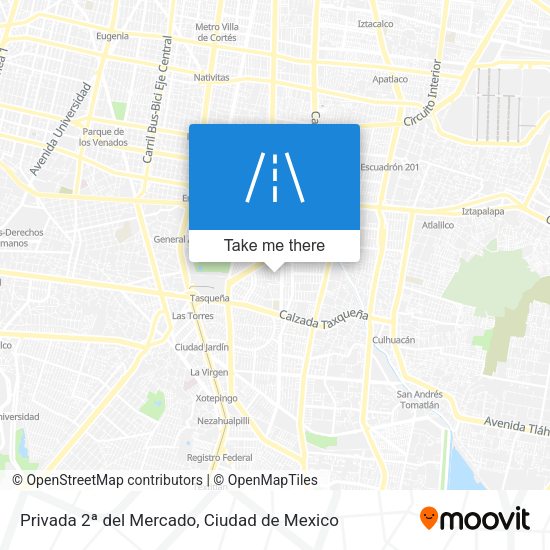 Mapa de Privada 2ª del Mercado