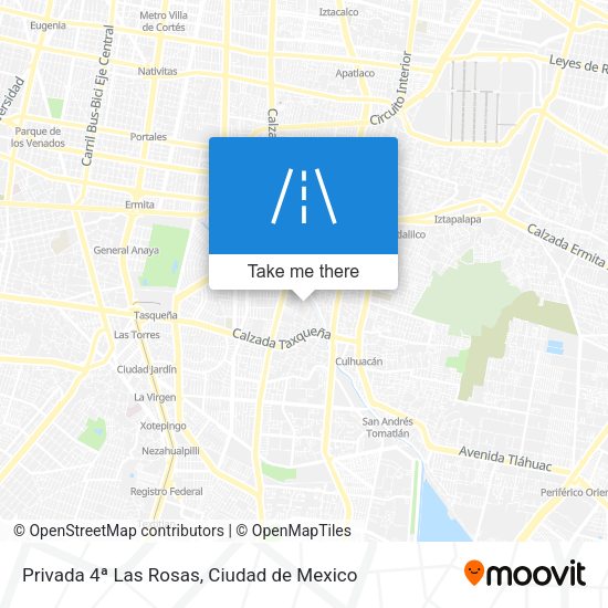 Mapa de Privada 4ª Las Rosas