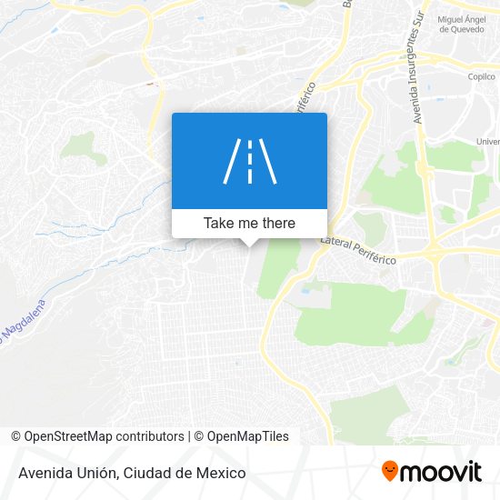 Avenida Unión map