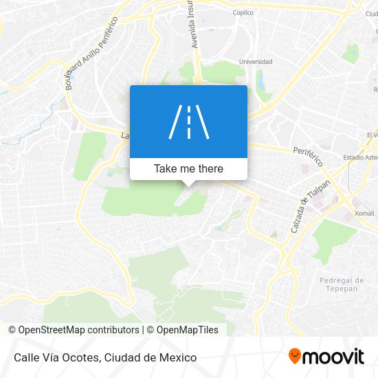 Mapa de Calle Vía Ocotes