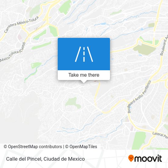 Calle del Pincel map