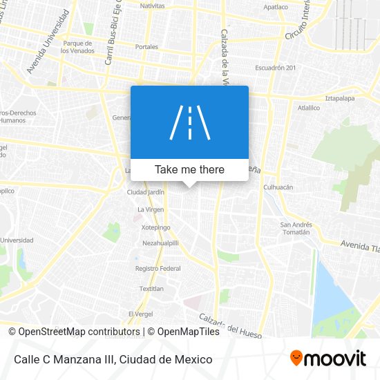 Calle C Manzana III map