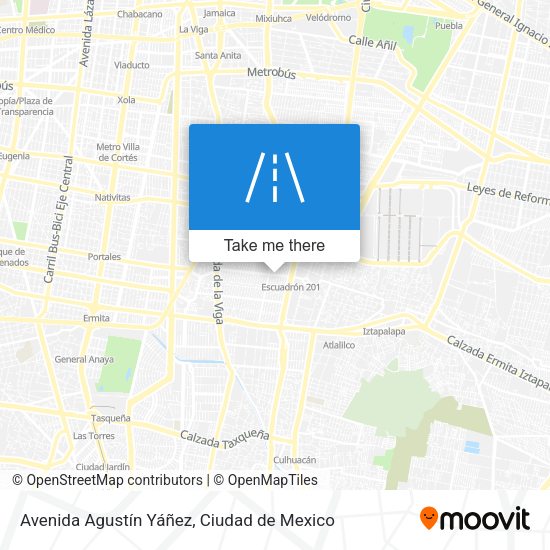 Mapa de Avenida Agustín Yáñez