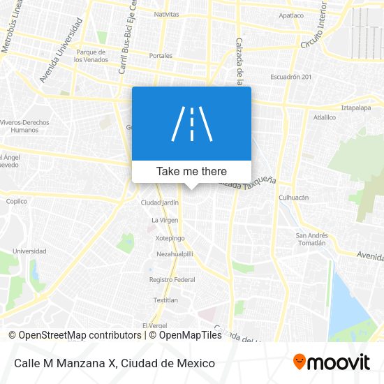 Calle M Manzana X map