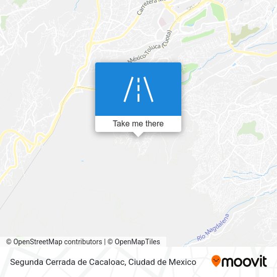 Segunda Cerrada de Cacaloac map