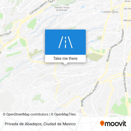 Privada de Abadejos map