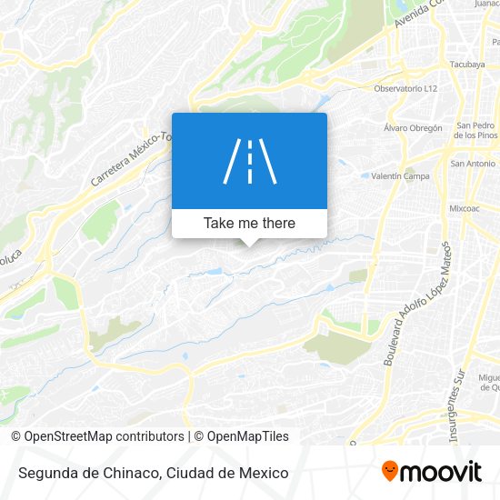 Segunda de Chinaco map