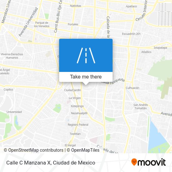 Calle C Manzana X map