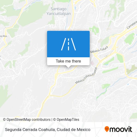 Mapa de Segunda Cerrada Coahuila