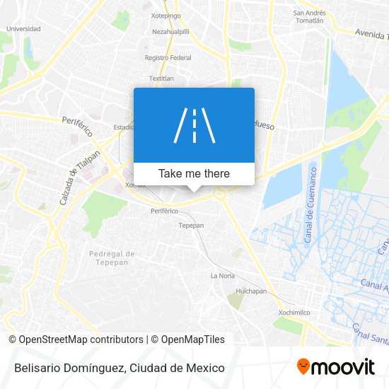 Mapa de Belisario Domínguez