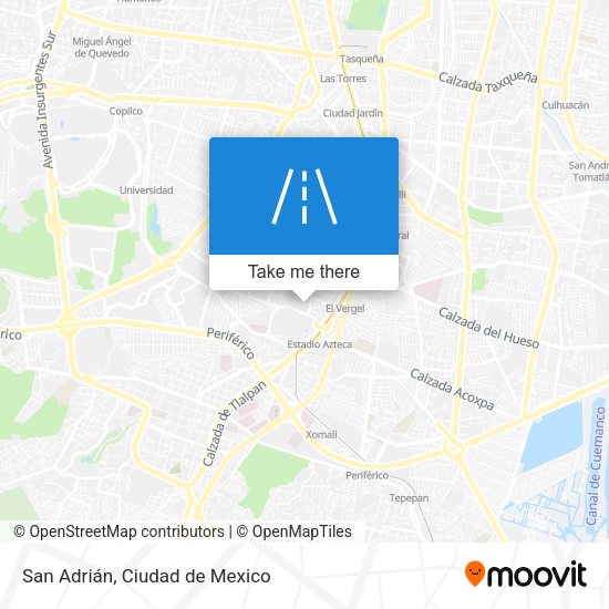 Mapa de San Adrián
