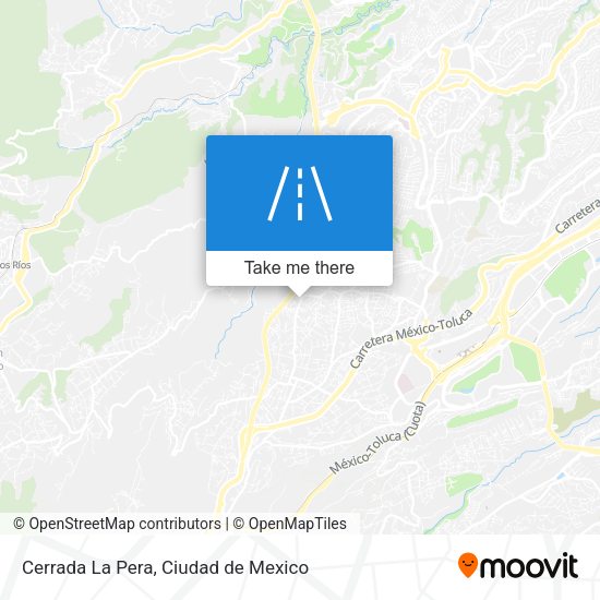 Cerrada La Pera map