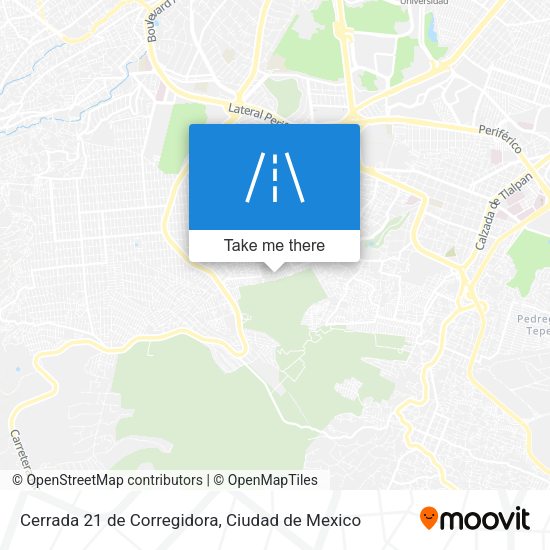 Cerrada 21 de Corregidora map