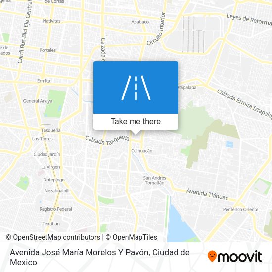 Avenida José María Morelos Y Pavón map