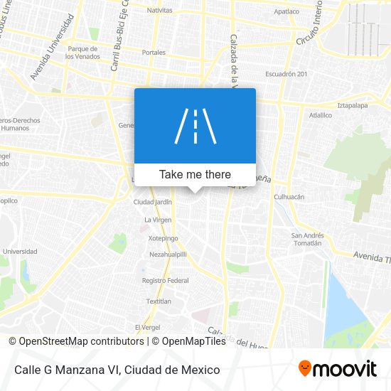 Calle G Manzana VI map